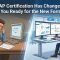 SAP certification new format 2026 guide showing performance-based exam types and transition timeline