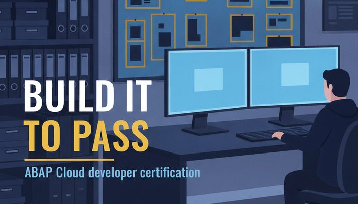 SAP C_ABAPD ABAP Cloud backend developer certification exam guide banner
