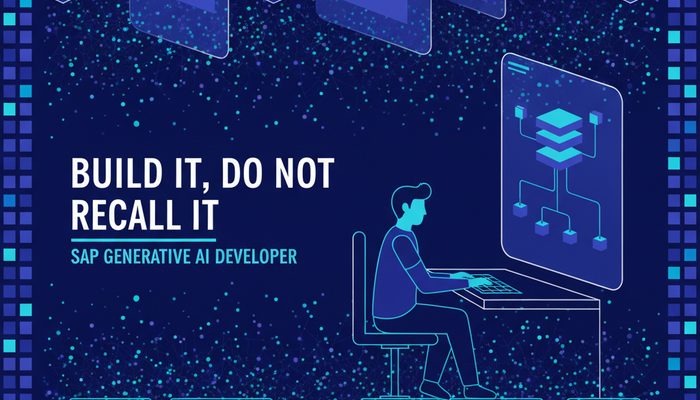 SAP Generative AI Developer certification guide showing the C_AIG System-Based Assessment format