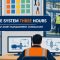 SAP asset management implementation consultant exam banner showing a maintenance planning office overlooking a plant floor with technicians at a pump