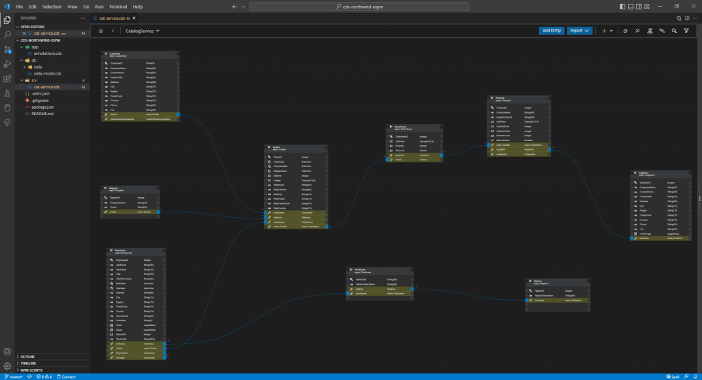 SAP Business Application Studio, SAP Business Technology Platform, SAP Cloud Application Programming Model